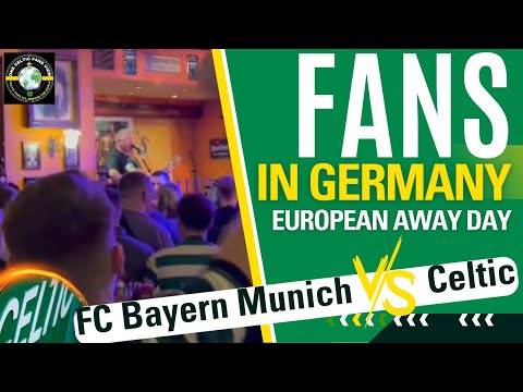 Celtic Fans in Germany Last night FANTASTIC