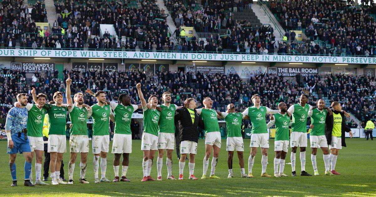 Hibs give Celtic celebrations the A-list treatment as David Gray reveals goosebumps moment on the pitch