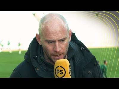 Hibernian head coach David Gray discusses his side’s 2-1 victory against Celtic at Easter Road