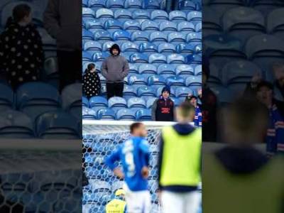 HILARIOUS Scenes at EMPTY IBROX Stadium Against St Mirren