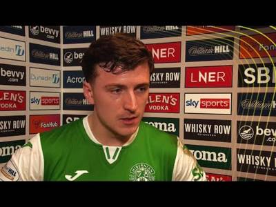 Josh Campbell speaks after scoring brace in 2-1 win for Hibernian against Celtic