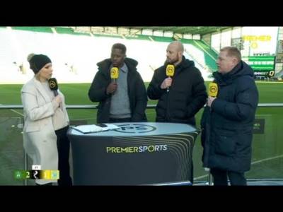Neil Lennon Alan Hutton & Marvin Bartley Discuss Celtic Disallowed Goal | Hibs 2-1 Celtic