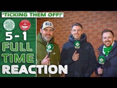 Celtic 5-1 Aberdeen | ‘TICKING Them Off!’ | Full-Time Reaction
