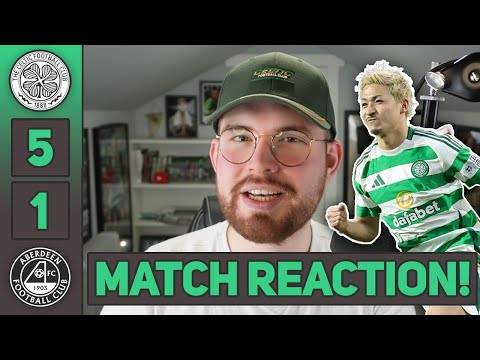 CELTIC MOVE 16 POINTS CLEAR! | Celtic 5-1 Aberdeen | MATCH REACTION!