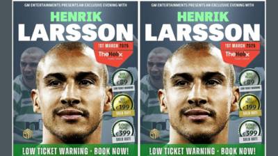 Henrik in Dublin This Saturday Low Ticket Warning