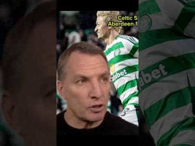 Brendan talks Celtic 5-1 Dons