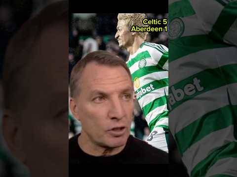 Brendan talks Celtic 5-1 Dons