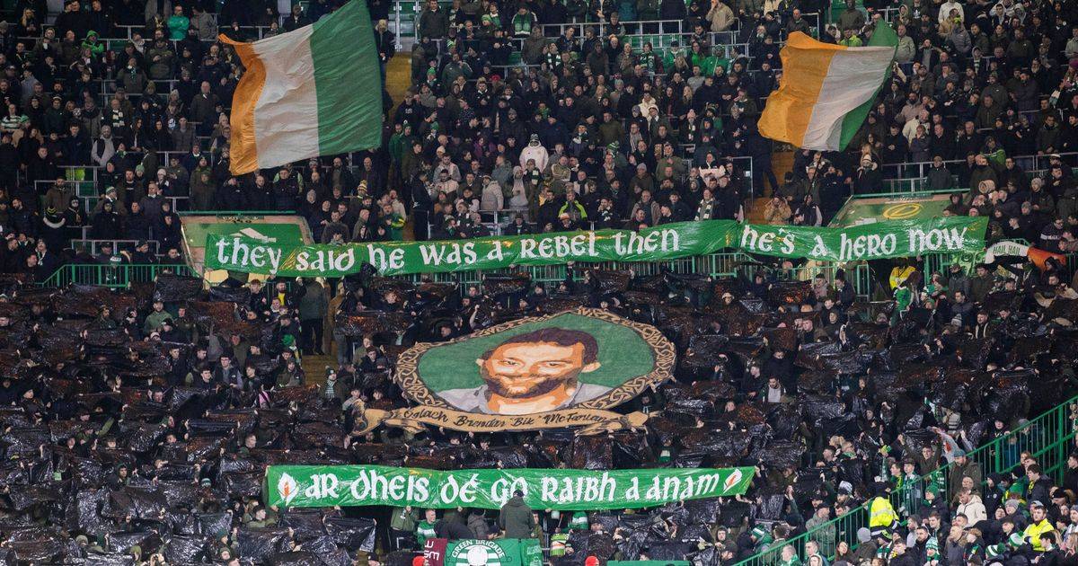 Green Brigade honour IRA killer during minute’s applause for former Celtic great