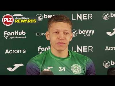 Full Dwight Gayle Press Conference ahead of Edinburgh Derby | Hibs vs Hearts Preview