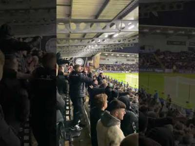 Celtic Fans at St Mirren 5-2 Win