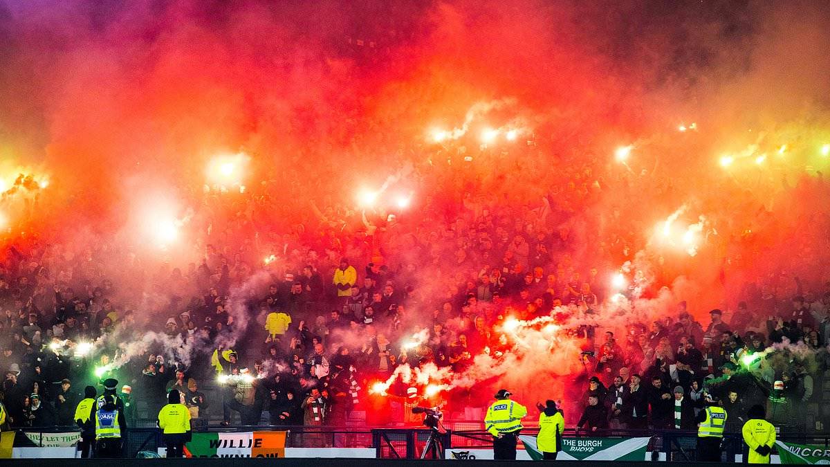 O** F*** and Motherwell sanctioned over Premier Sports Cup pyrotechnics