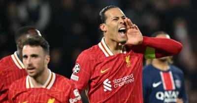Virgil van Dijk fires savage five-word response to fuming PSG director as new tunnel footage emerges