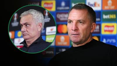 Brendan Rodgers responds to Jose Mourinho Celtic namecheck amid self-deprecating ‘boring’ admission