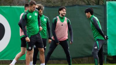 Training Gallery: Celtic v Hibernian