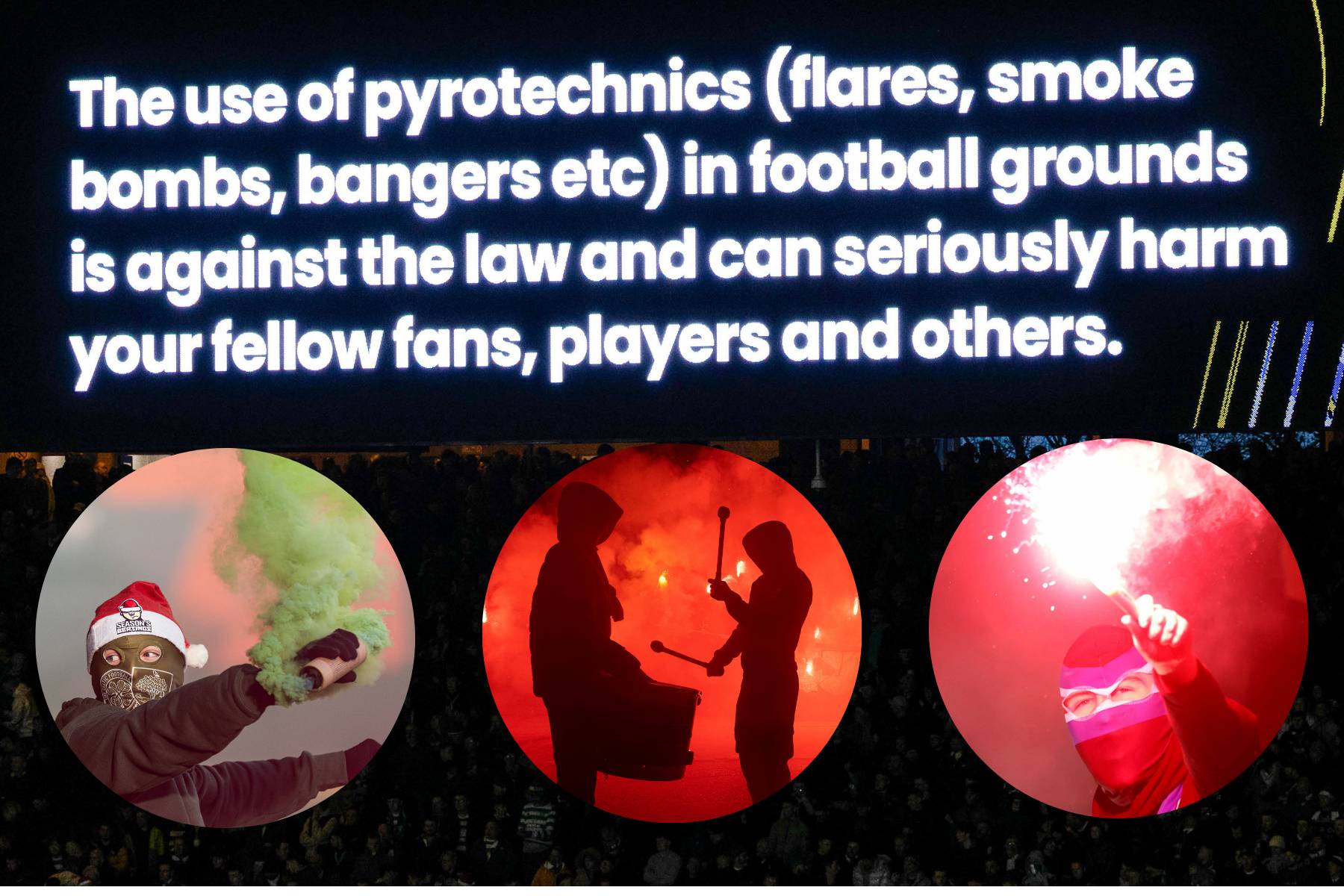 Celtic and Rangers ultras must be made to pay for pyro offences not ordinary fans