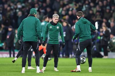 Unique Angle catches Luke McCowan’s class reaction to Adam Idah’s Celtic goal vs Hibs