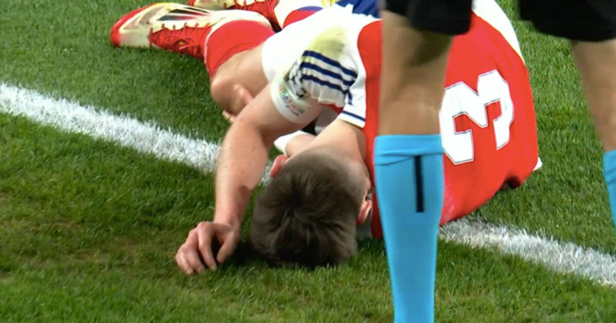 Kieran Tierney struck by ‘naughty’ PSV challenge as furious Arsenal reaction sparks spiralling Celtic injury panic