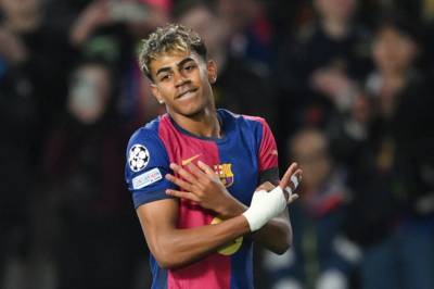 Lamine Yamal Barcelona goal uncannily similar to Celtic star’s Champions League wonder-strike