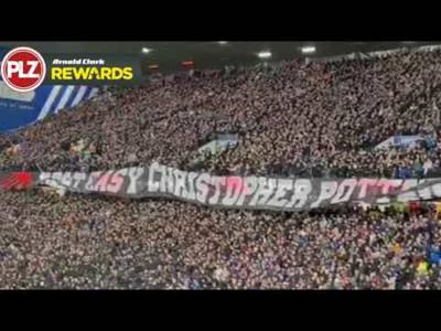 Rangers fans tribute to supporter who lost his life in Istanbul