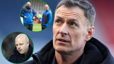 Chris Sutton’s classic reaction as Kris Boyd & Steven Naismith deliver Celtic vs Rangers predictions