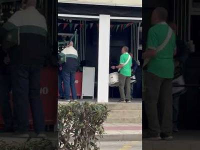 Getting ready for the big st Patrick’s day parade