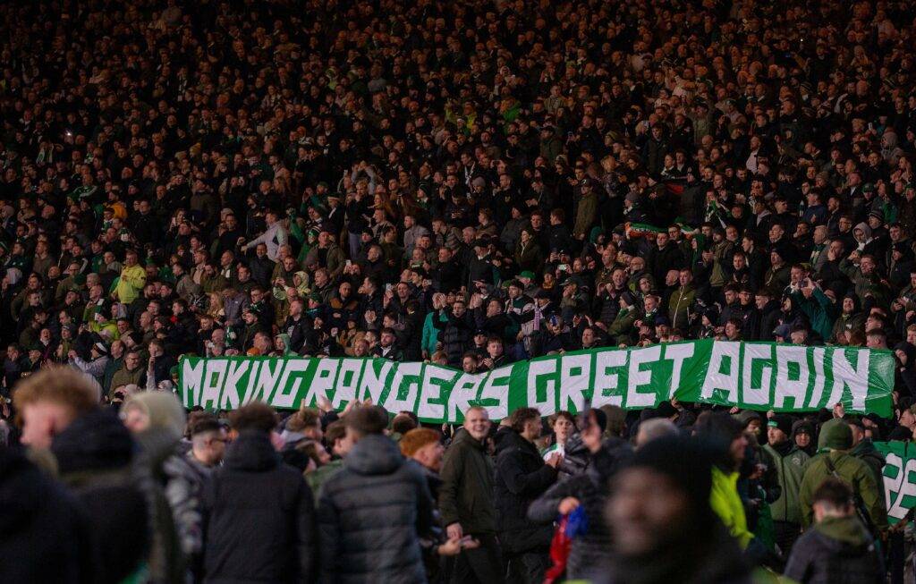 Green Brigade Drop Union Bear Post on Eve of Glasgow Derby