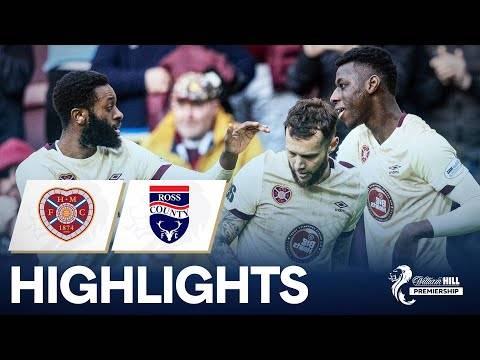 Hearts 2-0 Ross County | Hearts Move Into Top Six! | William Hill Premiership