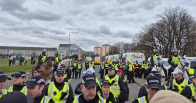 Kettled Celtic fans ‘refused entry’ to Rangers clash as cops enforce ‘stop and search’ powers