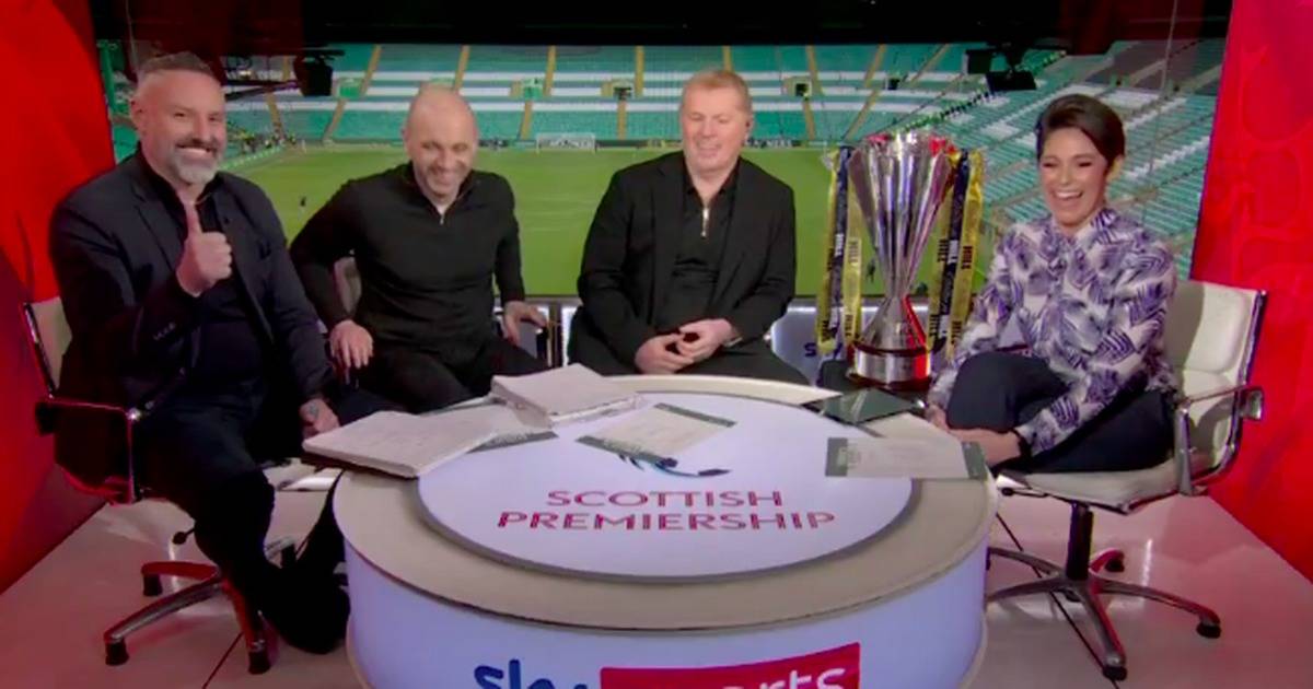 Kris Boyd sparks Sky Sports delirium with Chris Sutton ‘cuddle’ callback as Rangers pile on has Celtic hero speechless