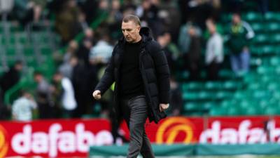 ‘We badly missed Callum McGregor,’ admits Celtic boss Brendan Rodgers after derby defeat