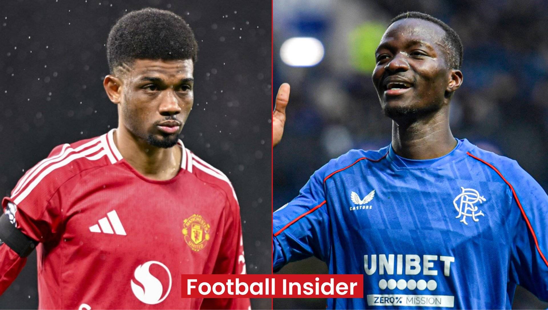 Man United’s Amad reacts to controversial Mo Diomande post as Rangers beat Celtic