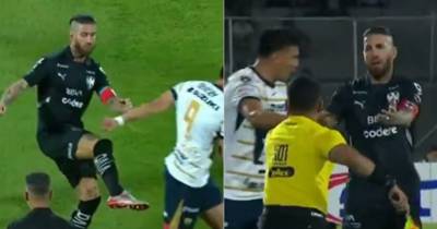 Sergio Ramos hammered by ex Celtic star after Real Madrid legend KICKS opponent for 30th career red card