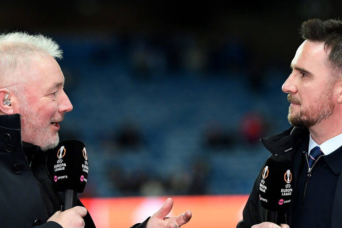 Ally McCoist shows what a complete moron he is by laughing at Černý’s actions at Celtic Park