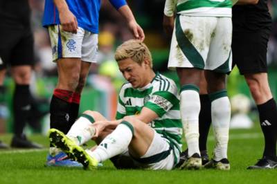 Daizen Maeda a major doubt for Japan after Celtic vs Rangers knock
