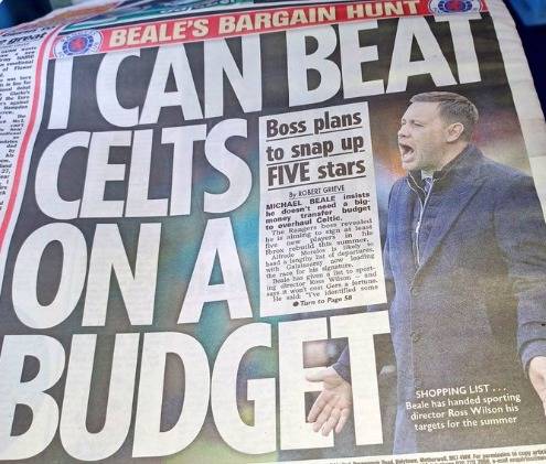 Former Ibrox coach reveals details of Beale’s brilliant signings