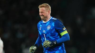 Celtic face anxious wait as injured Kasper Schmeichel counts cost of playoff agony
