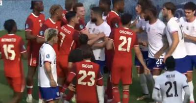 Celtic teammates Alistair Johnston and Cameron Carter-Vickers involved in heated Canada vs USA flashpoint