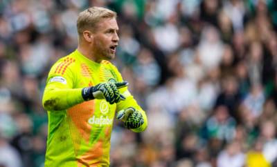 Celtic’s Kasper Schmeichel taken to hospital after Denmark injury