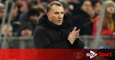 Brendan Rodgers given suspended touchline ban for ‘late kick-off’ at Bayern