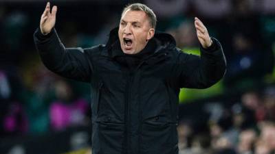 Brendan Rodgers handed suspended touchline ban by UEFA for ‘delaying kick-off’ during Champions League play-off defeat to Bayern Munich