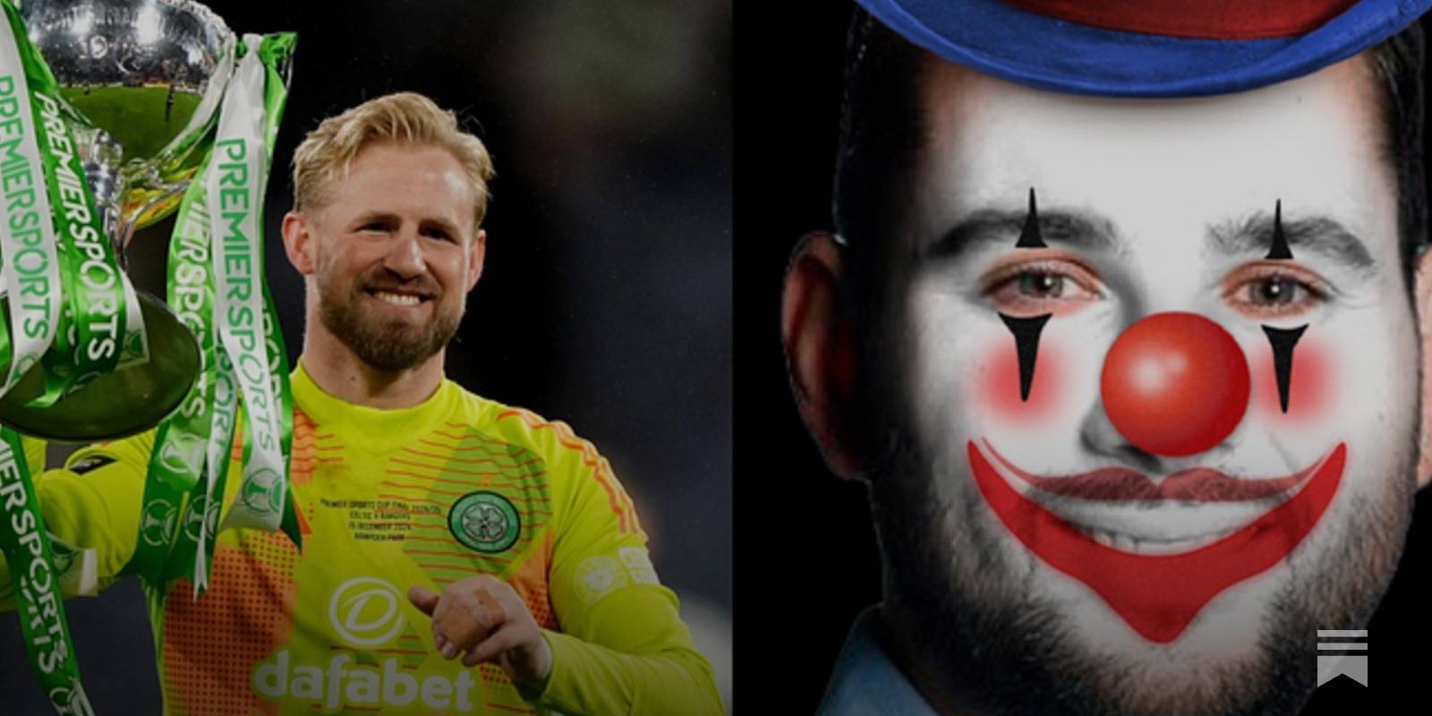 Celtic must stand with Kasper after Danish hack’s clown attack
