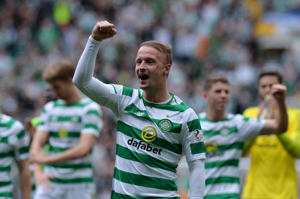 The Cup won by Rangers FC sits at Celtic Park and merits a Leigh Griffiths response