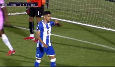 Watch as Luis Palma scores second goal in as many games for Honduras