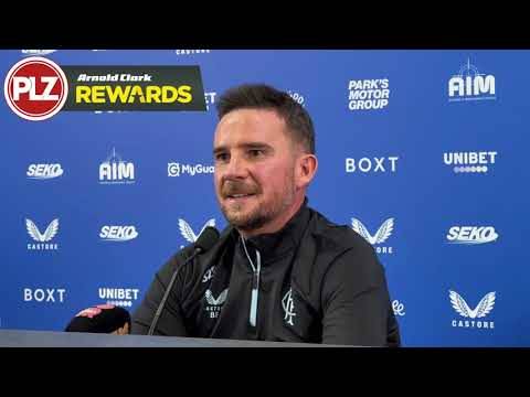 Barry Ferguson reacts to fans banner and UEFA charge, Cerny celebration and Dundee Preview