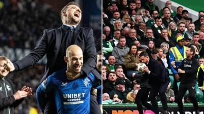 Party on! Rangers boss Barry Ferguson says he has no issue with Vaclav Cerny ‘Watergate’ celebration during O** F*** victory over Celtic