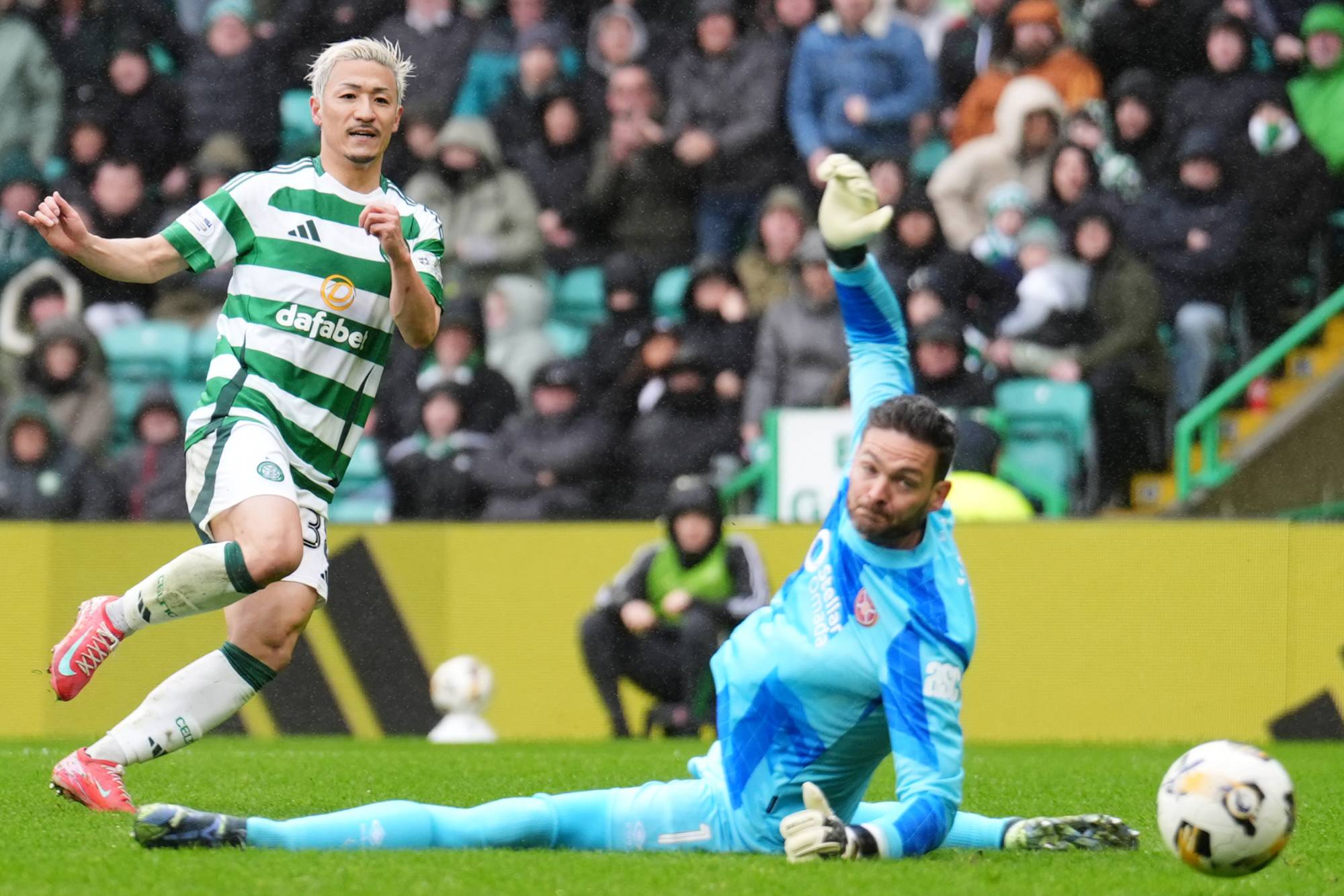 Celtic 3 Hearts 0: Daizen Maeda hits 30 goal mark as champions edge closer to title