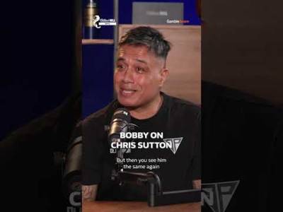 Bobby didn’t see Chris Sutton as the TV type!