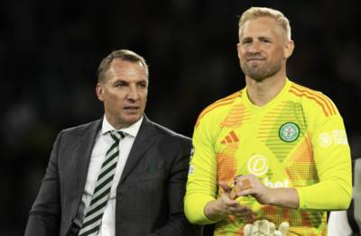 Celtic manager provides fresh update on Kasper Schmeichel’s shoulder injury
