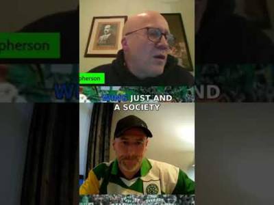 Fans united against police brutality & human rights? #police #celtic #football #fyp #viral