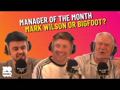 Scottish Championship Manger of the Month Mark Wilson or Bigfoot?